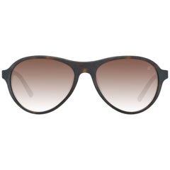 WEB EYEWEAR Braune Kunststoffsonnenbrille