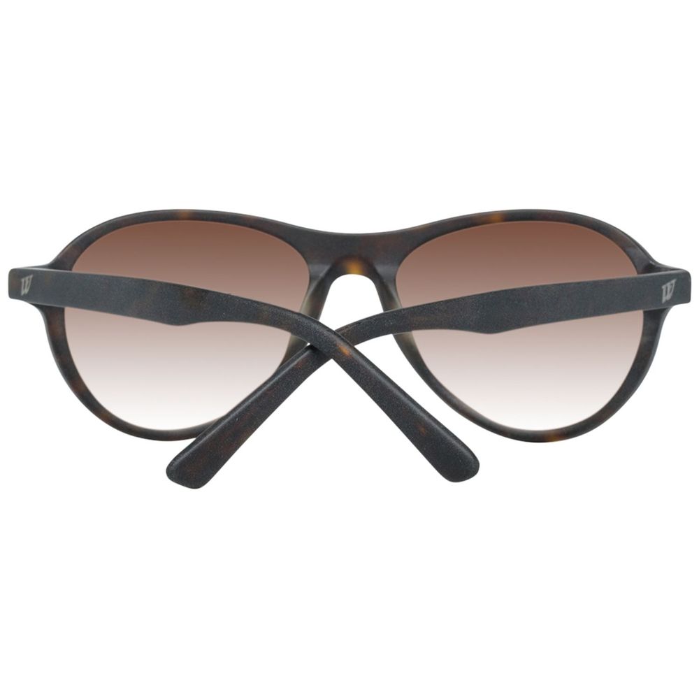 WEB EYEWEAR Braune Kunststoffsonnenbrille