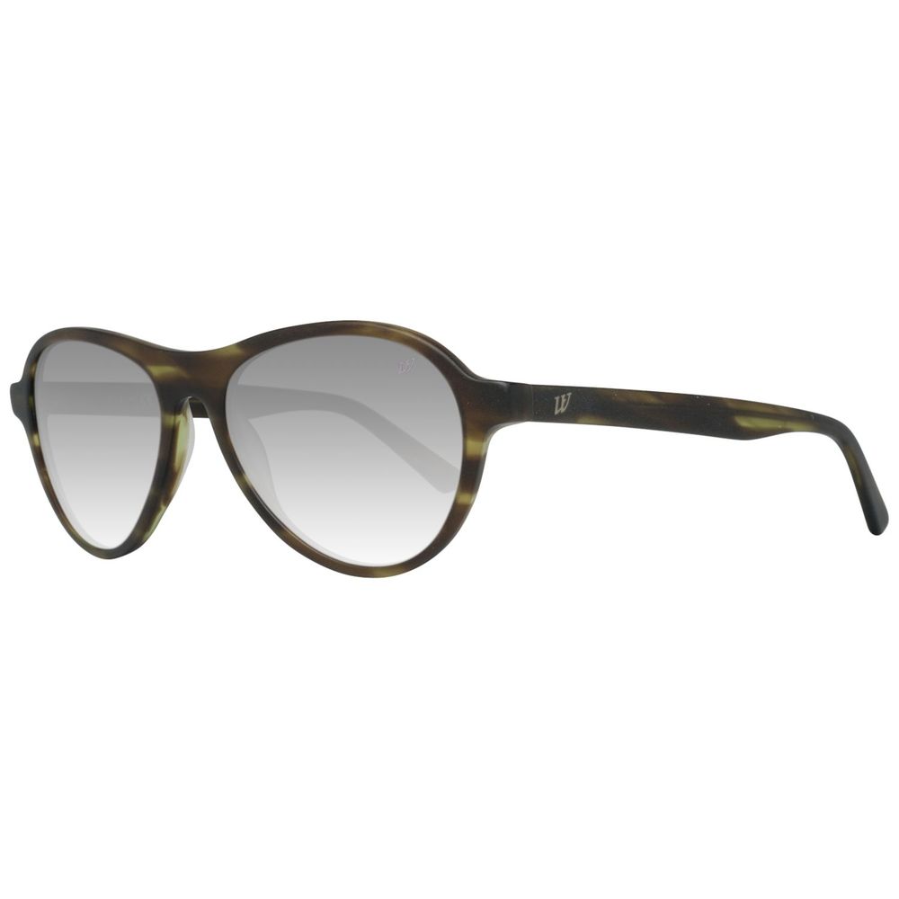 WEB EYEWEAR Braune Kunststoffsonnenbrille
