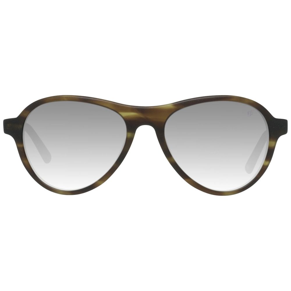 WEB EYEWEAR Braune Kunststoffsonnenbrille