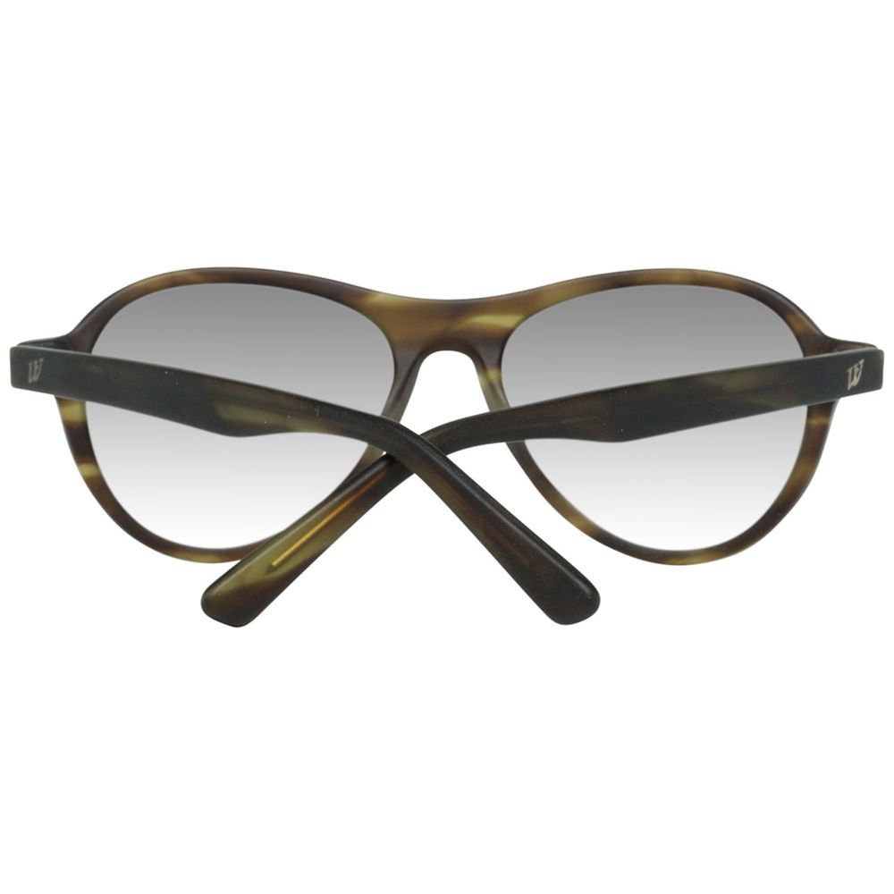 WEB EYEWEAR Braune Kunststoffsonnenbrille