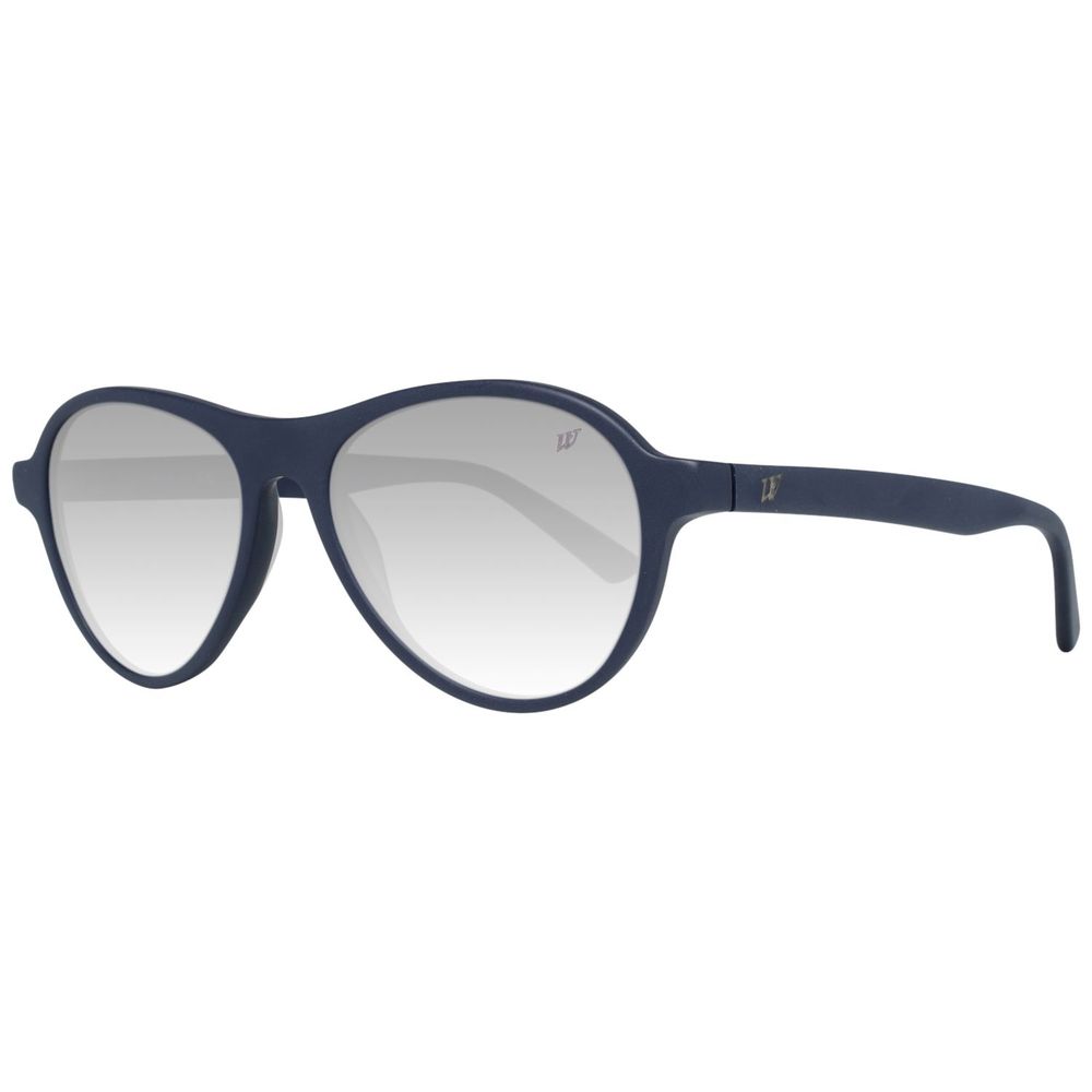WEB EYEWEAR Sonnenbrille aus blauem Kunststoff