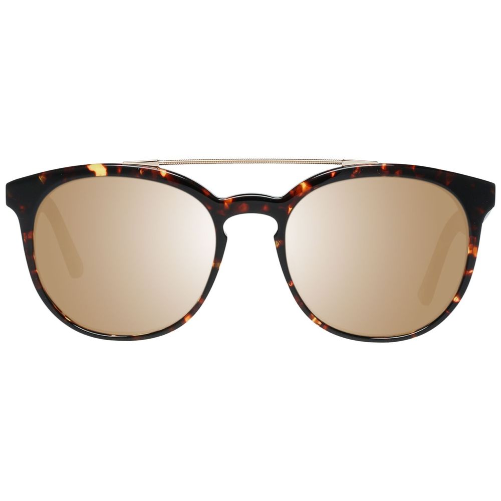 WEB EYEWEAR Braune Kunststoffsonnenbrille