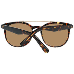 WEB EYEWEAR Braune Kunststoffsonnenbrille