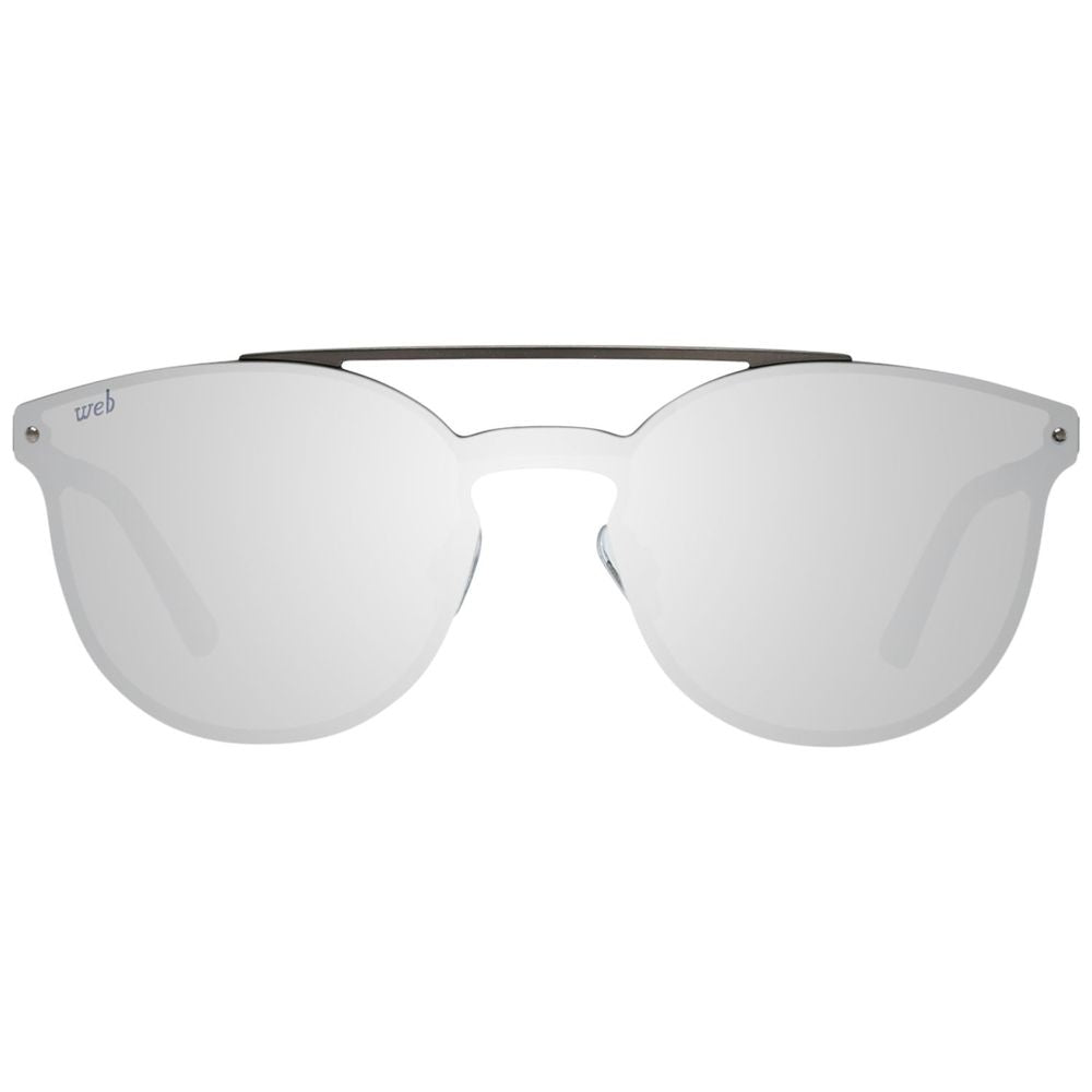 WEB EYEWEAR Sonnenbrille aus grauem Metall