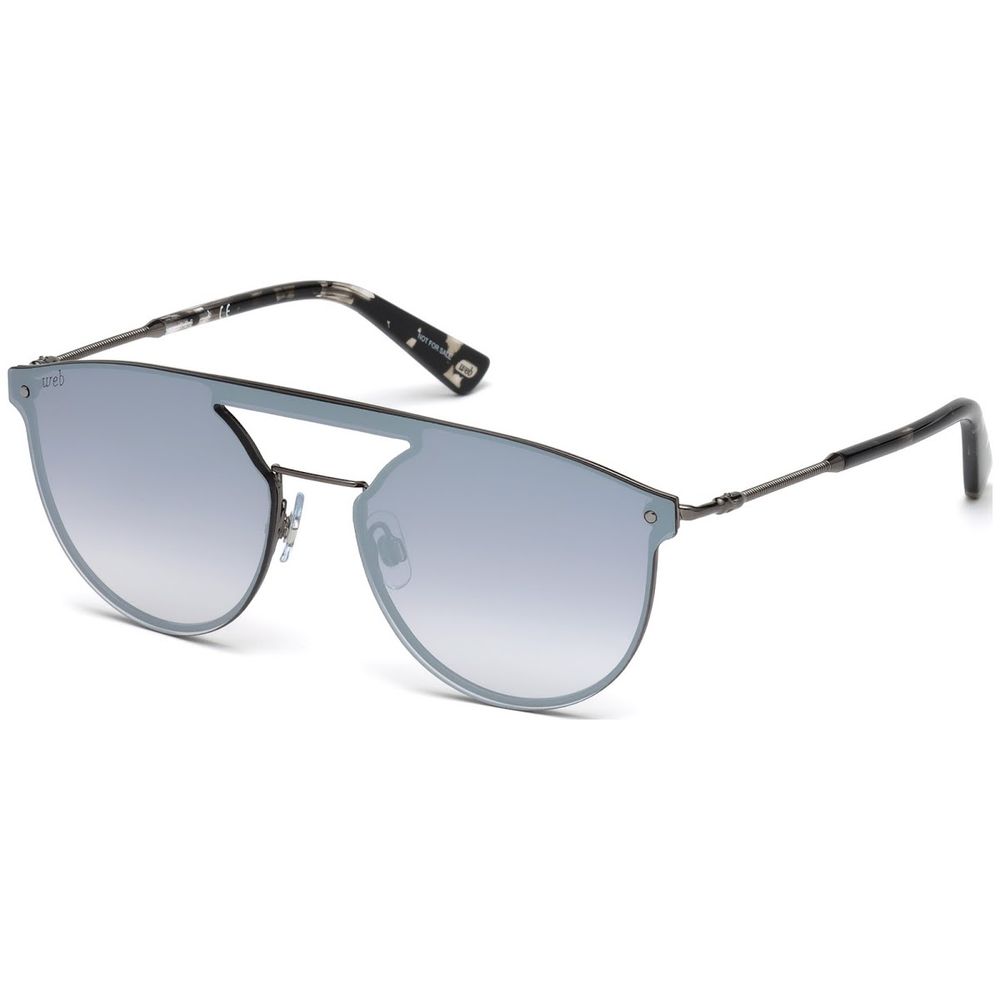 WEB EYEWEAR Sonnenbrille aus grauem Metall