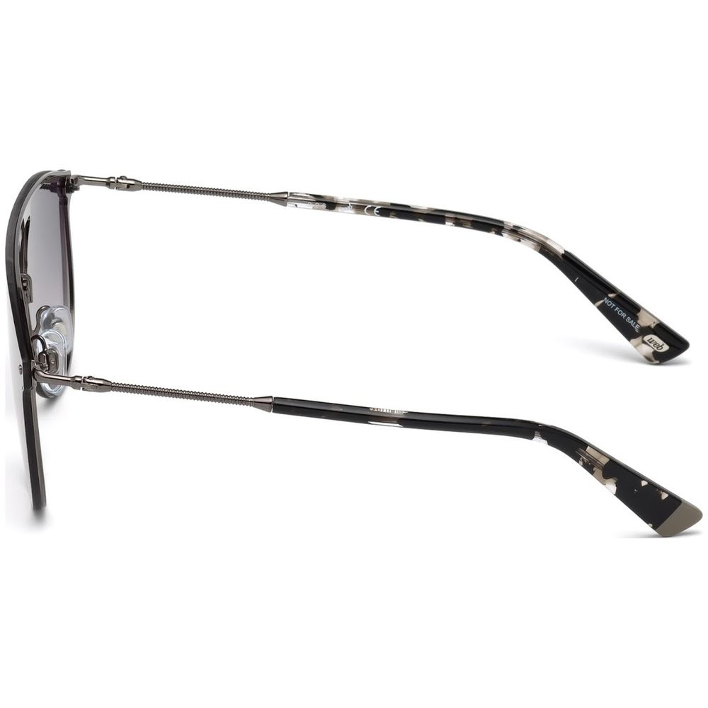 WEB EYEWEAR Sonnenbrille aus grauem Metall