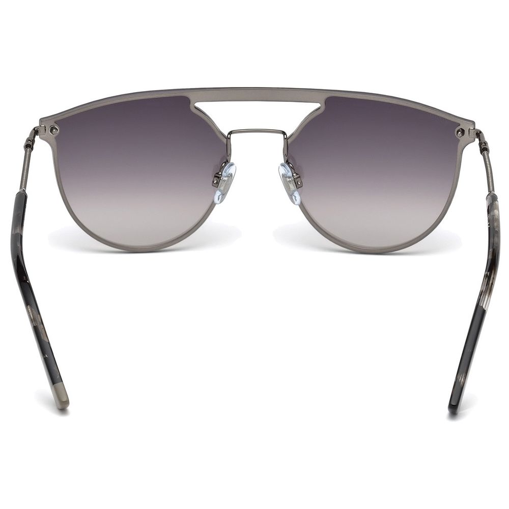 WEB EYEWEAR Sonnenbrille aus grauem Metall