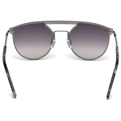 WEB EYEWEAR Sonnenbrille aus grauem Metall
