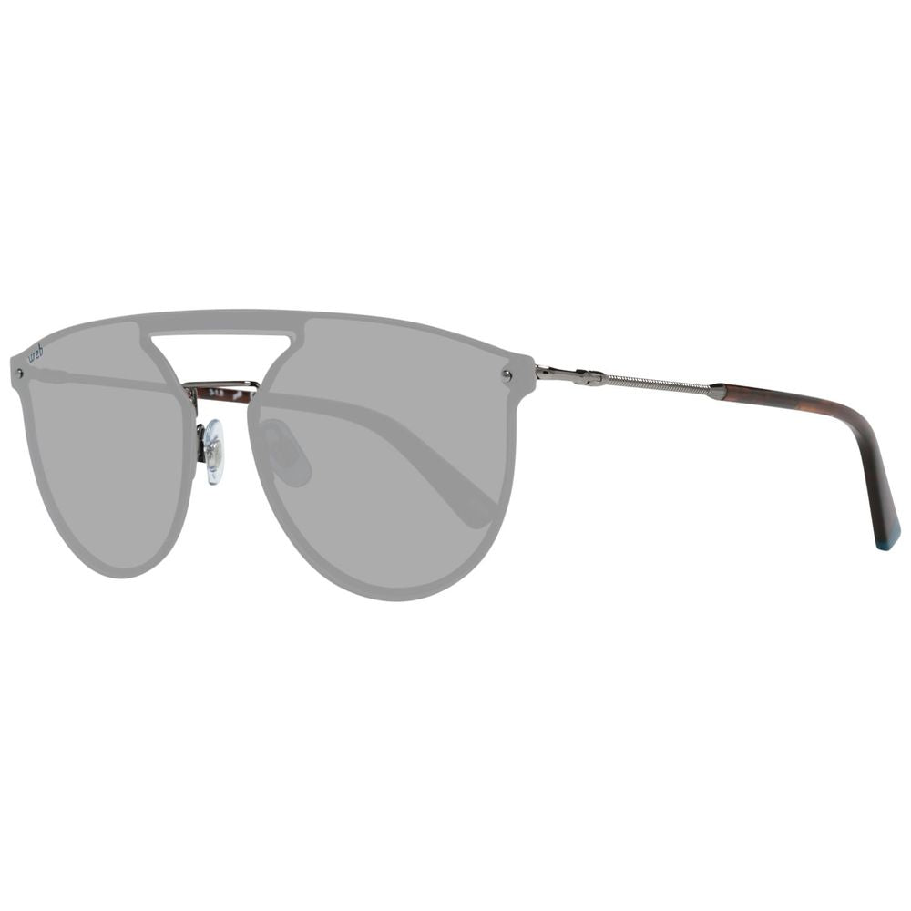 WEB EYEWEAR Sonnenbrille aus grauem Metall
