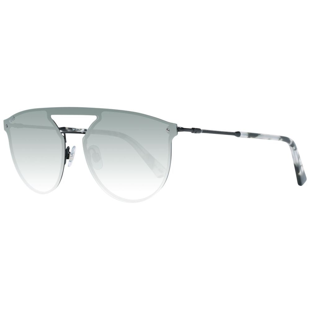 WEB EYEWEAR Schwarze Metall-Sonnenbrille