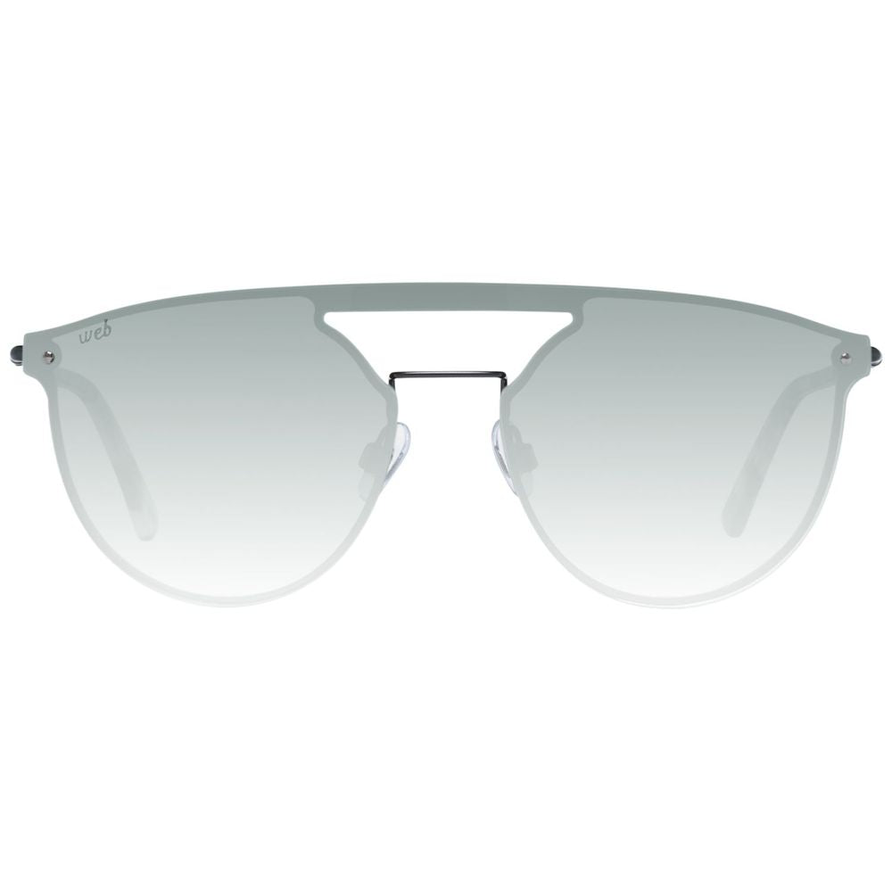 WEB EYEWEAR Schwarze Metall-Sonnenbrille