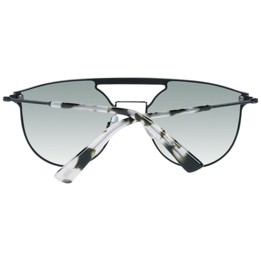 WEB EYEWEAR Schwarze Metall-Sonnenbrille