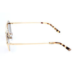 WEB EYEWEAR Goldene Sonnenbrille aus Metall