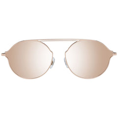 WEB EYEWEAR Bronzen metalen zonnebril