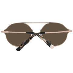 WEB EYEWEAR Bronzen metalen zonnebril