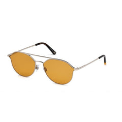 WEB EYEWEAR Sonnenbrille aus silbernem Metall