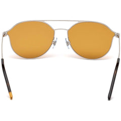 WEB EYEWEAR Sonnenbrille aus silbernem Metall