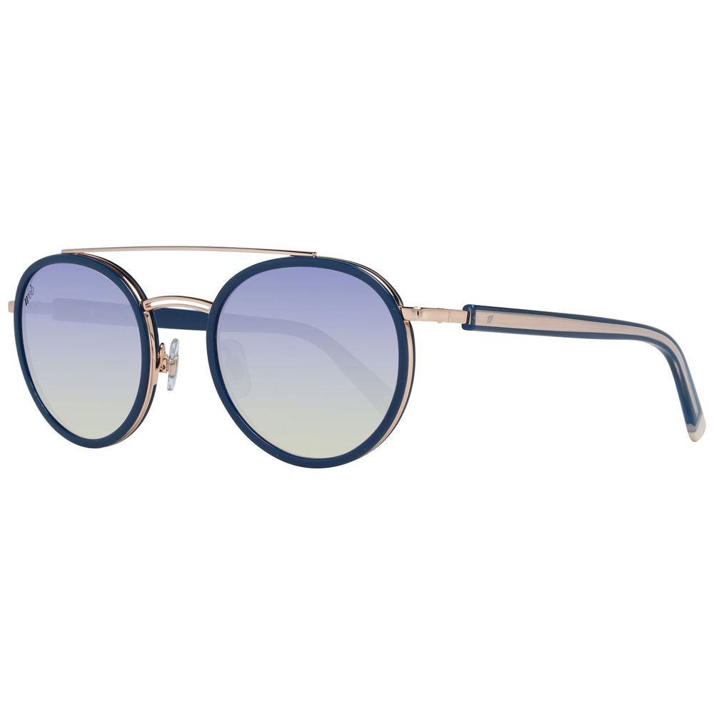 WEB EYEWEAR Blaue Metallsonnenbrille