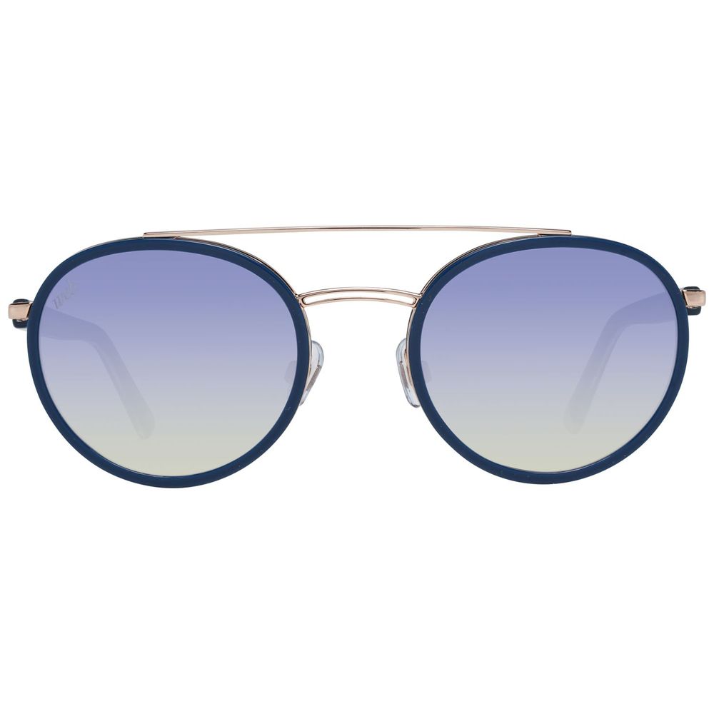 WEB EYEWEAR Blaue Metallsonnenbrille
