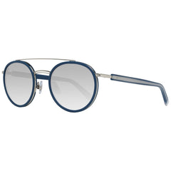WEB EYEWEAR blauwe metalen zonnebril