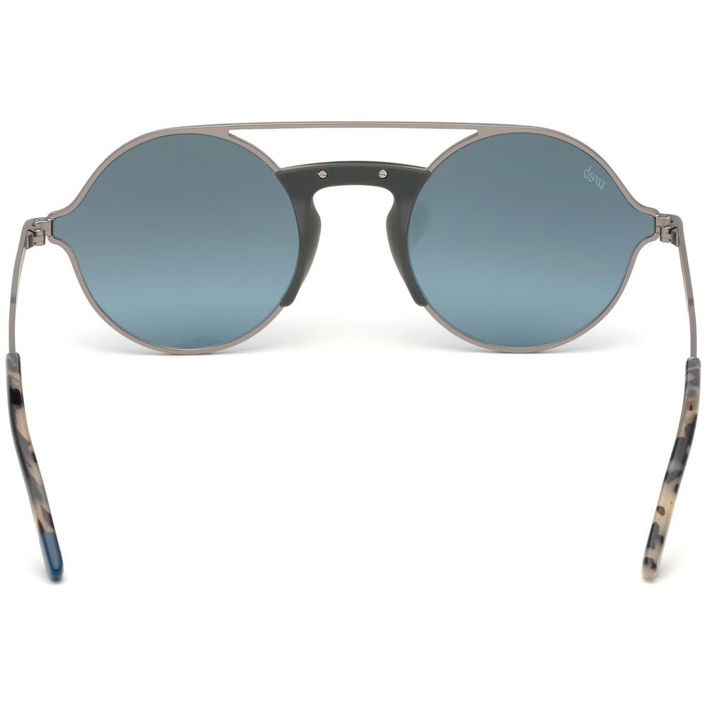 WEB EYEWEAR Sonnenbrille aus silbernem Metall