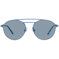 WEB EYEWEAR Blauw Metalen Zonnebril