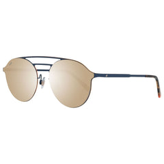 WEB EYEWEAR blauwe metalen zonnebril