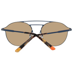WEB EYEWEAR blauwe metalen zonnebril