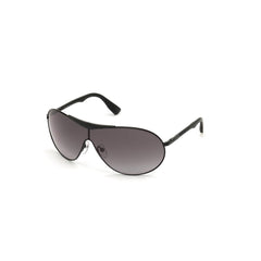 WEB EYEWEAR Zwarte metalen zonnebril