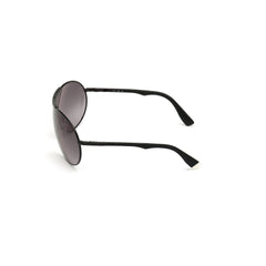 WEB EYEWEAR Zwarte metalen zonnebril