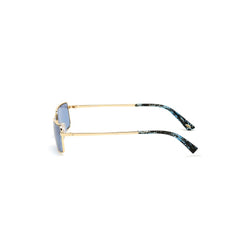 WEB EYEWEAR Goldene Sonnenbrille aus Metall