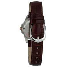 JUSTINA Bruin Leren Jurkhorloge