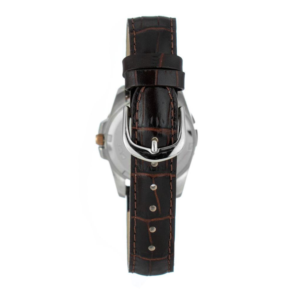 JUSTINA Bruin Leren Jurkhorloge