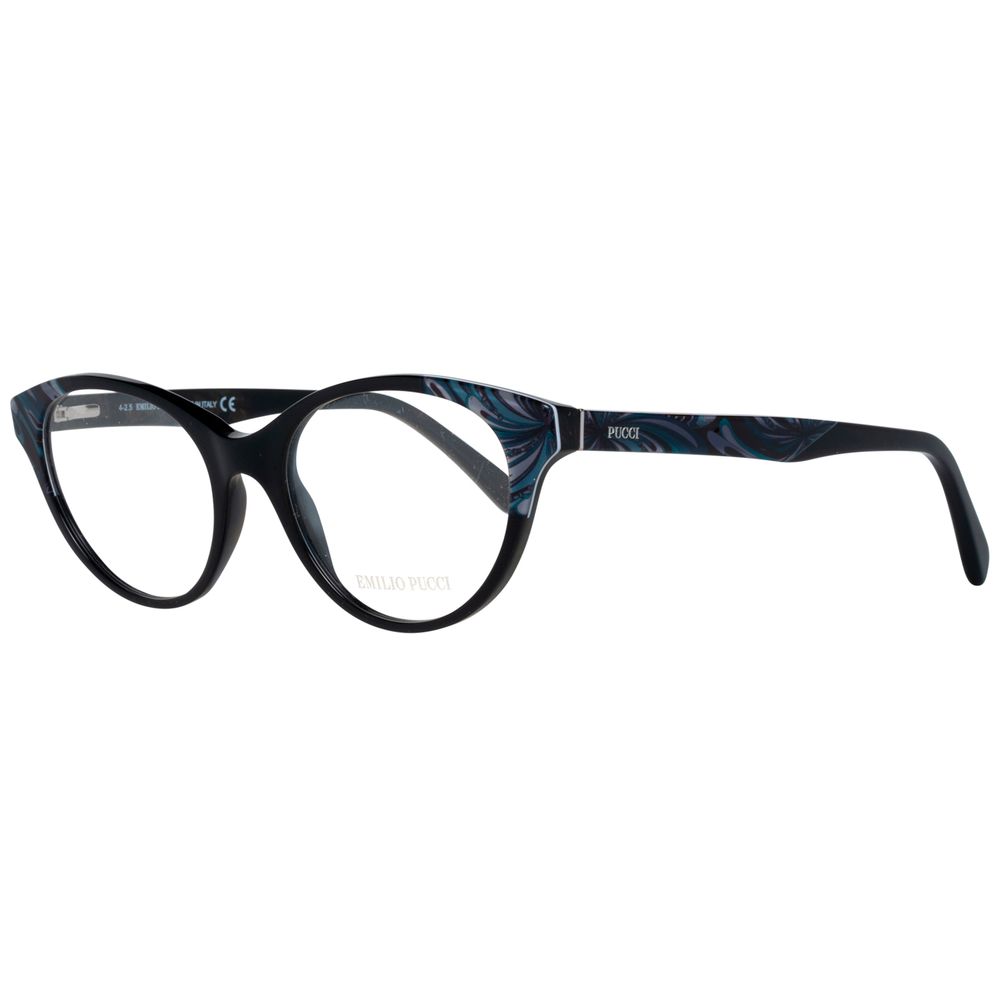 Emilio Pucci Zwarte Plastic Bril (Montuur)