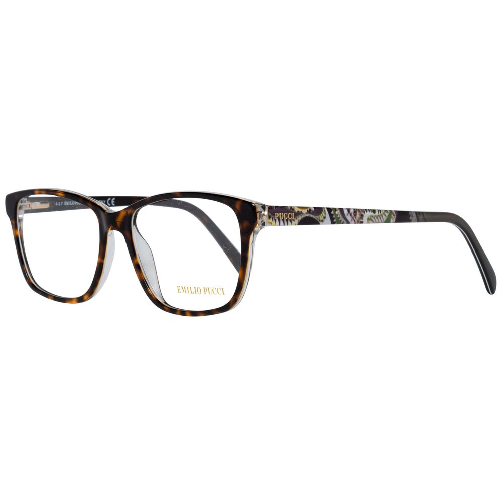 Emilio Pucci Bruine Plastic Bril (Montuur)
