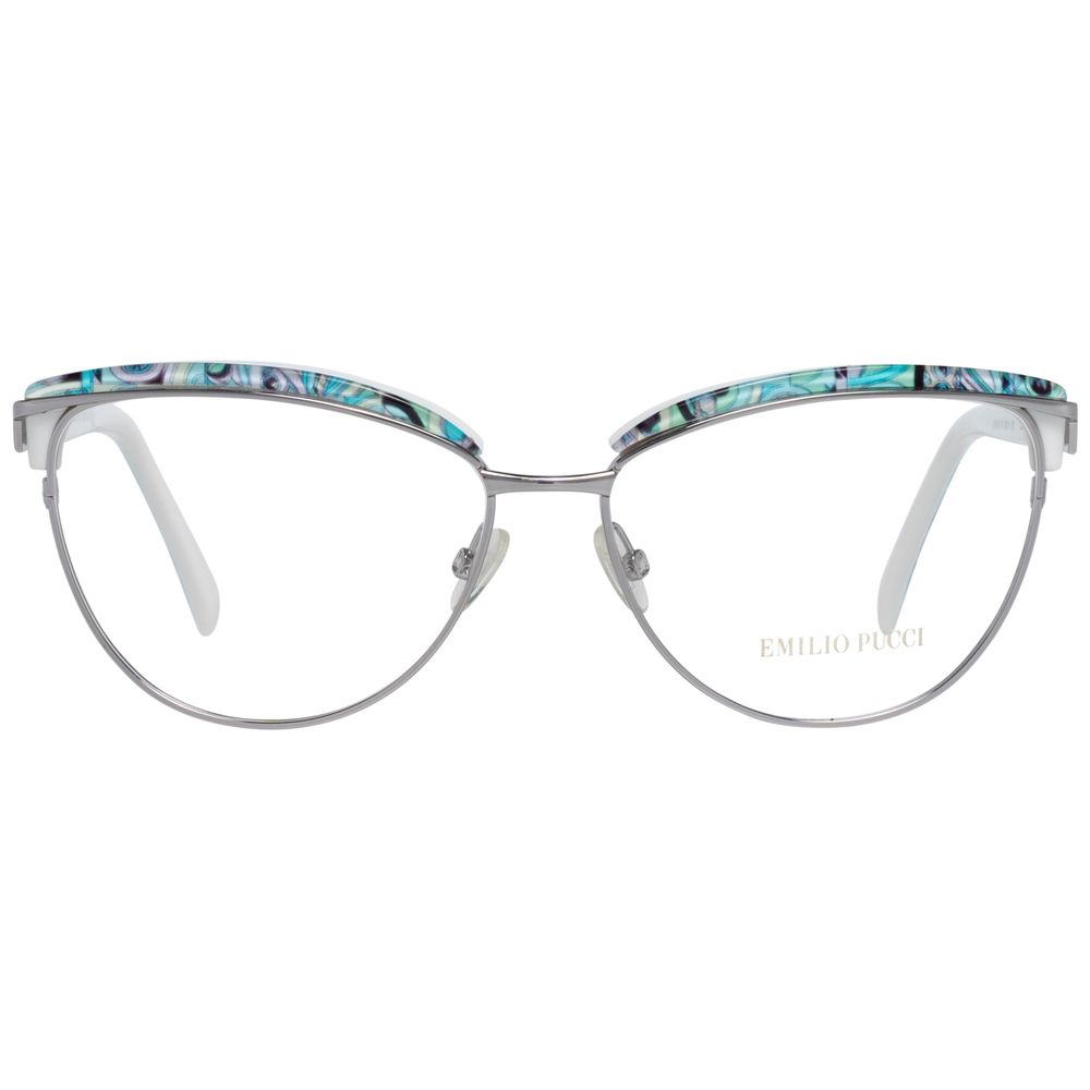Emilio Pucci Grijze Metalen Bril (Montuur)