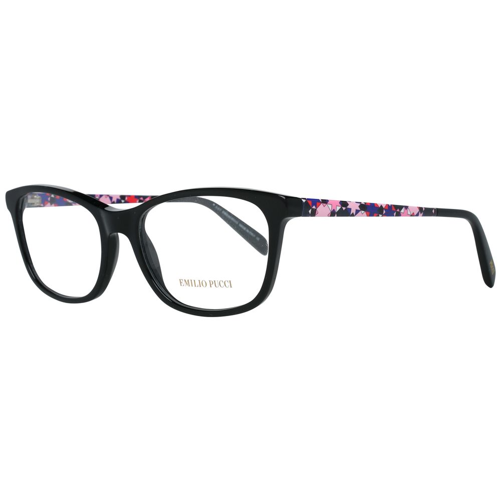 Emilio Pucci Brille aus schwarzem Metall (Gestell)