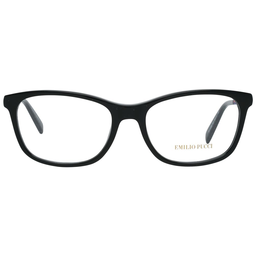 Emilio Pucci Brille aus schwarzem Metall (Gestell)