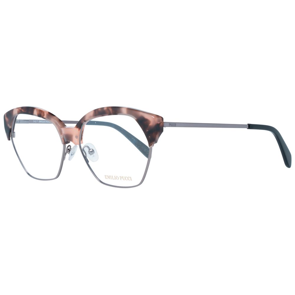 Emilio Pucci Braune Metallbrille (Gestell)