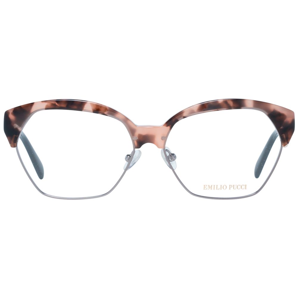 Emilio Pucci Braune Metallbrille (Gestell)