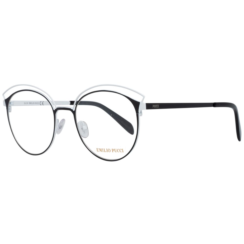 Emilio Pucci Brille aus schwarzem Metall (Gestell)