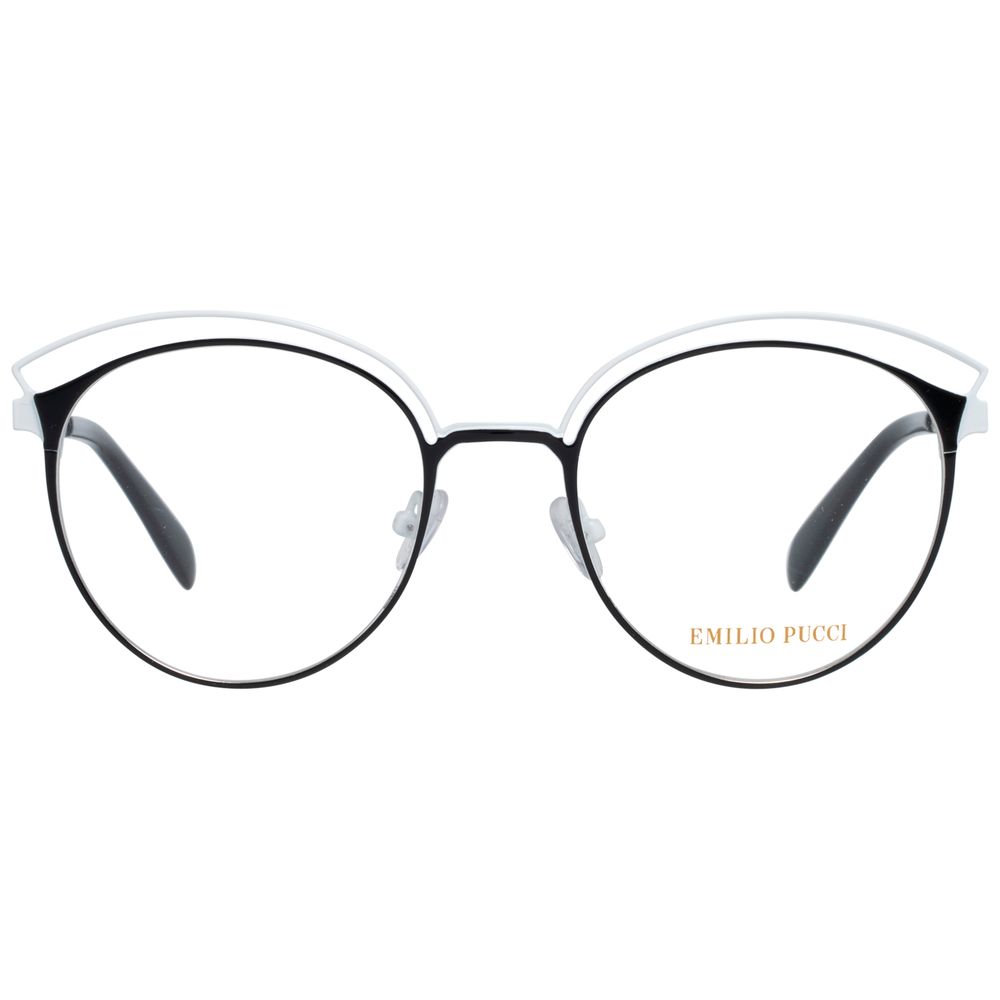 Emilio Pucci Brille aus schwarzem Metall (Gestell)