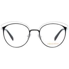 Emilio Pucci Brille aus schwarzem Metall (Gestell)