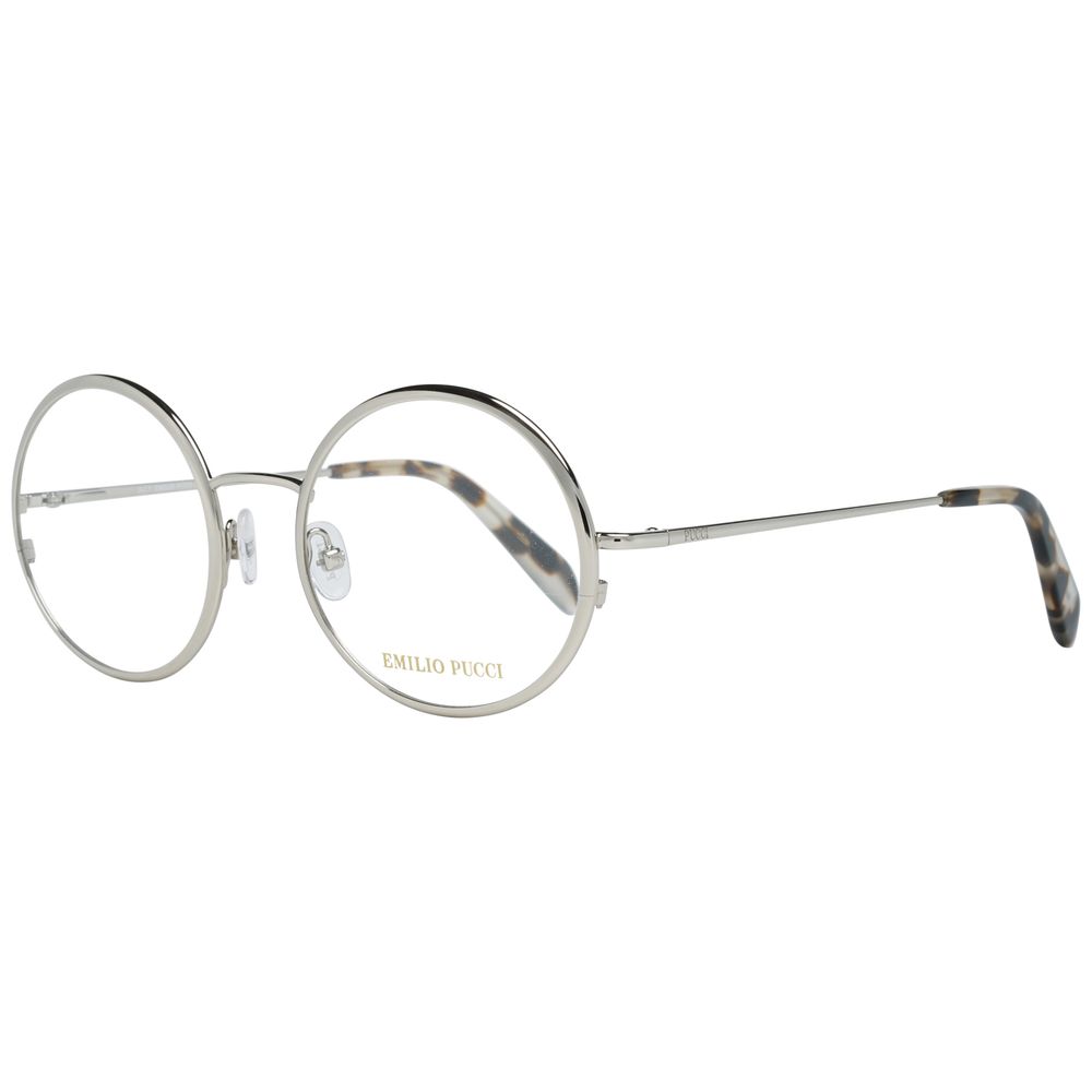 Emilio Pucci Brille aus grauem Metall (Gestell)