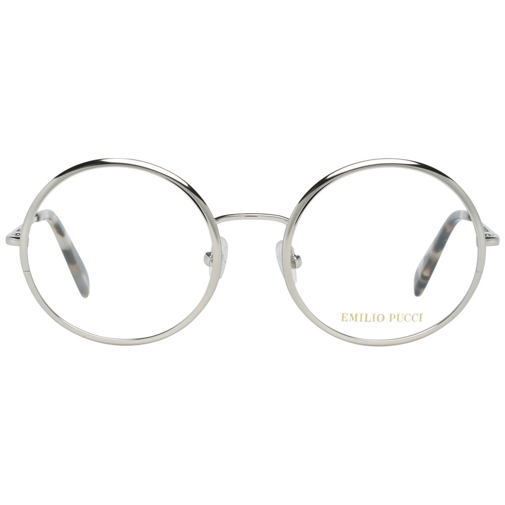 Emilio Pucci Brille aus grauem Metall (Gestell)