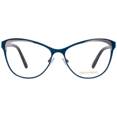 Emilio Pucci Blauw Metalen Bril (Montuur)