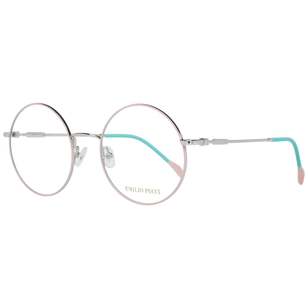 Emilio Pucci Brille aus grauem Metall (Gestell)
