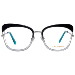 Emilio Pucci Zwarte Metalen Bril (Montuur)
