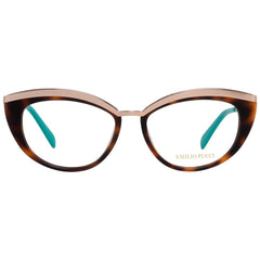 Emilio Pucci Braune Metallbrille (Gestell)
